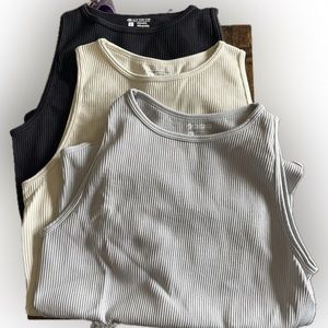 OQQ Bodysuits size L. Excellent like new condition. Sold as set.